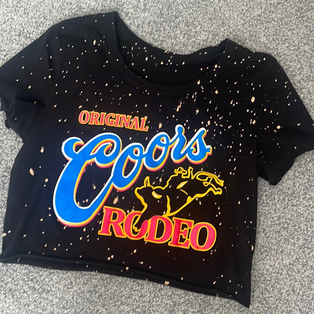 Coors crop top